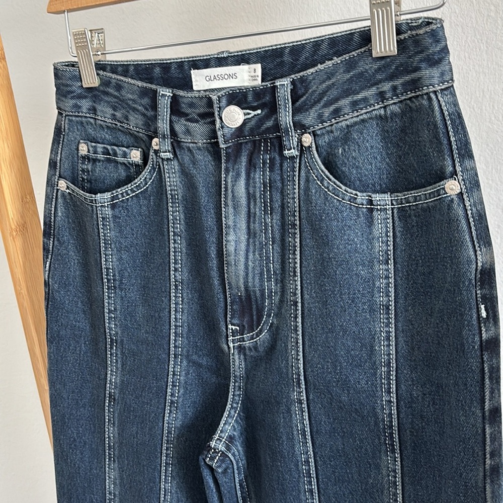 Glassons Chain-Stitched Statement Jeans - Picture 5 of 9